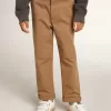 Pantaloni chino pentru băieți din bumbac caramel Pantaloni chino pentru băieți din bumbac caramel