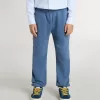 Pantaloni de jogging albastru pentru copii, cu broderie