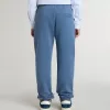 Pantaloni de jogging albastru pentru copii, cu broderie