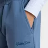 Pantaloni de jogging albastru pentru copii, cu broderie