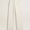 Pantaloni de jogging din bumbac alb pentru femei Pantaloni de jogging din bumbac alb pentru femei