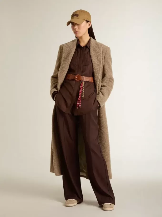 Pantaloni de jogging maro pentru femei Pantaloni de jogging maro pentru femei