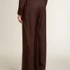 Pantaloni de jogging maro pentru femei Pantaloni de jogging maro pentru femei