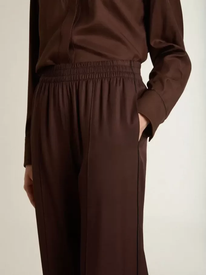 Pantaloni de jogging maro pentru femei Pantaloni de jogging maro pentru femei
