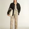 Pantaloni de jogging multicolori pentru femei, cu imprimeu floral Pantaloni de jogging multicolori pentru femei, cu imprimeu floral