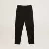 Pantaloni de jogging negri pentru băieți, cu stele albe Pantaloni de jogging negri pentru băieți, cu stele albe