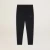 Pantaloni de jogging negri pentru bărbați, cu stea pe partea din față Pantaloni de jogging negri pentru bărbați, cu stea pe partea din față