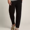 Pantaloni de jogging negri pentru bărbați, cu stea pe partea din față Pantaloni de jogging negri pentru bărbați, cu stea pe partea din față