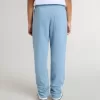 Pantaloni de jogging pentru băieți, de culoare albastru deschis, cu imprimeu Pantaloni de jogging pentru băieți, de culoare albastru deschis, cu imprimeu