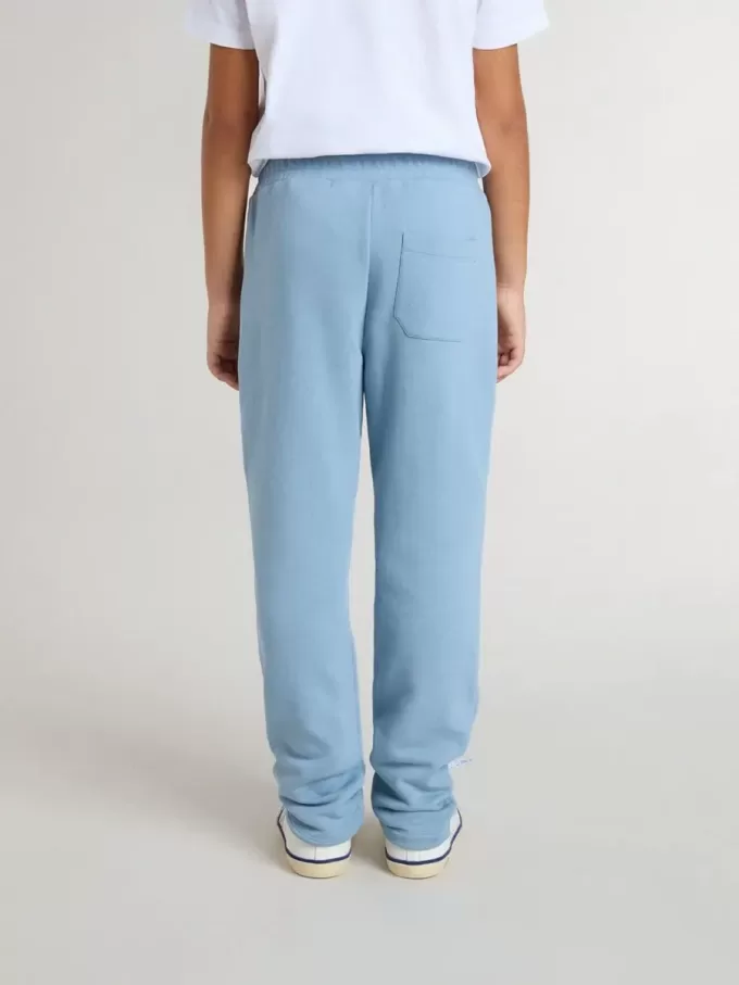 Pantaloni de jogging pentru băieți, de culoare albastru deschis, cu imprimeu Pantaloni de jogging pentru băieți, de culoare albastru deschis, cu imprimeu