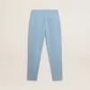 Pantaloni de jogging pentru băieți, de culoare albastru deschis, cu imprimeu Pantaloni de jogging pentru băieți, de culoare albastru deschis, cu imprimeu