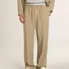 Pantaloni de jogging pentru bărbați, culoare travertin