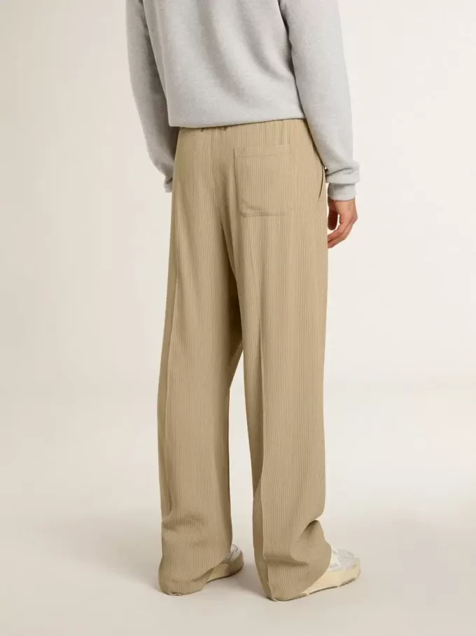 Pantaloni de jogging pentru bărbați, culoare travertin