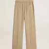 Pantaloni de jogging pentru bărbați, culoare travertin