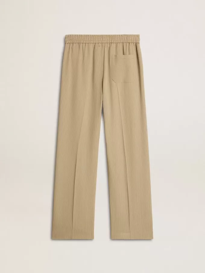 Pantaloni de jogging pentru bărbați, culoare travertin