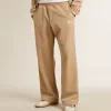 Pantaloni de jogging pentru bărbați, de culoare bej deschis, cu logo alb Pantaloni de jogging pentru bărbați, de culoare bej deschis, cu logo alb