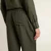 Pantaloni de jogging pentru bărbați, de culoare verde închis, cu dungi verticale Pantaloni de jogging pentru bărbați, de culoare verde închis, cu dungi verticale