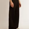 Pantaloni de jogging pentru bărbați din lână neagră Pantaloni de jogging pentru bărbați din lână neagră