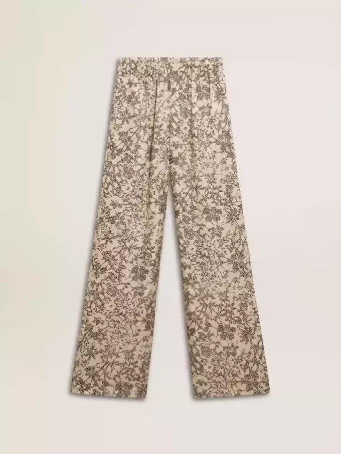 Pantaloni de jogging pentru femei cu imprimeu floral Pantaloni de jogging pentru femei cu imprimeu floral