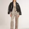 Pantaloni de jogging pentru femei cu imprimeu floral Pantaloni de jogging pentru femei cu imprimeu floral