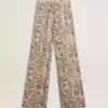 Pantaloni de jogging pentru femei cu imprimeu floral Pantaloni de jogging pentru femei cu imprimeu floral