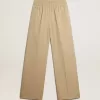 Pantaloni de jogging pentru femei, culoare nisip Pantaloni de jogging pentru femei, culoare nisip