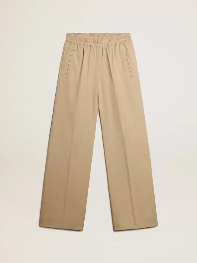 Pantaloni de jogging pentru femei, culoare nisip Pantaloni de jogging pentru femei, culoare nisip