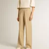Pantaloni de jogging pentru femei, culoare nisip Pantaloni de jogging pentru femei, culoare nisip