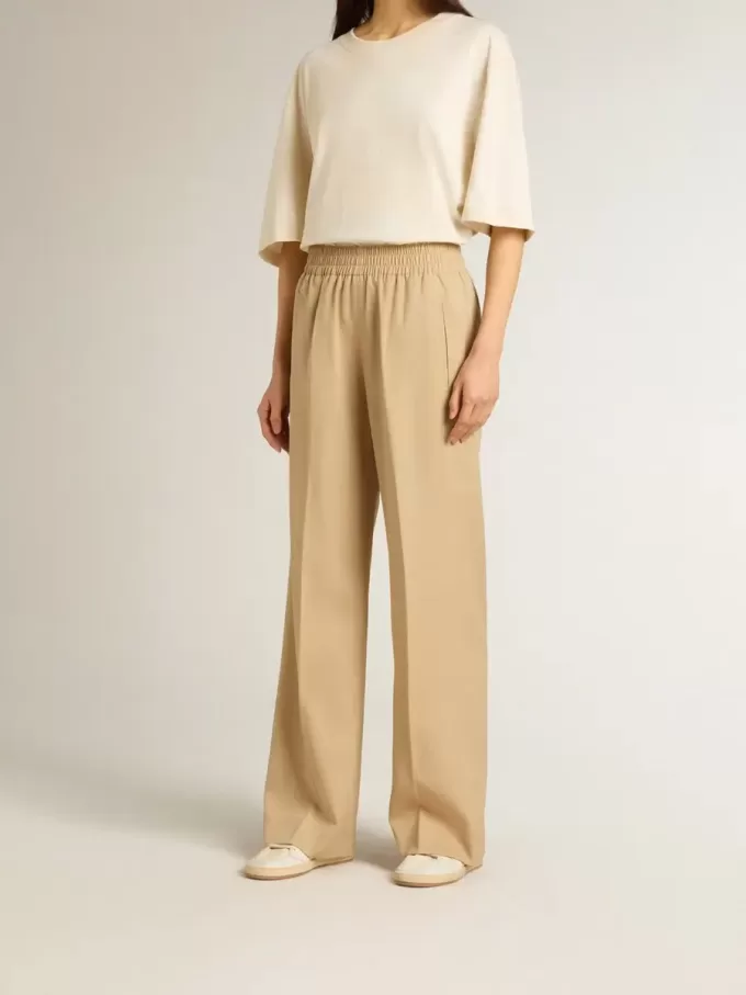 Pantaloni de jogging pentru femei, culoare nisip Pantaloni de jogging pentru femei, culoare nisip
