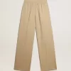 Pantaloni de jogging pentru femei, culoare nisip Pantaloni de jogging pentru femei, culoare nisip