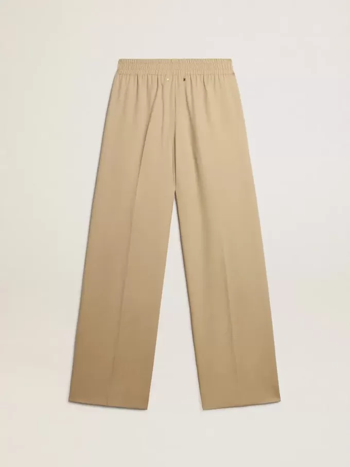 Pantaloni de jogging pentru femei, culoare nisip Pantaloni de jogging pentru femei, culoare nisip