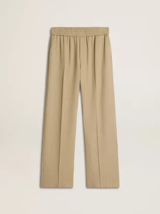 Pantaloni de jogging pentru femei, culoare travertin