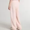 Pantaloni de jogging roz pentru fete, cu imprimeu Pantaloni de jogging roz pentru fete, cu imprimeu
