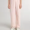 Pantaloni de jogging roz pentru fete, cu imprimeu Pantaloni de jogging roz pentru fete, cu imprimeu