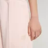 Pantaloni de jogging roz pentru fete, cu imprimeu Pantaloni de jogging roz pentru fete, cu imprimeu