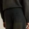 Pantaloni de jogging unisex negri spălați Pantaloni de jogging unisex negri spălați