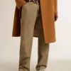Pantaloni din bumbac cu efect uzat pentru bărbați Pantaloni din bumbac cu efect uzat pentru bărbați