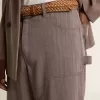 Pantaloni pentru bărbați din amestec de lână, în culoare maro deschis, cu model micro chevron Pantaloni pentru bărbați din amestec de lână, în culoare maro deschis, cu model micro chevron