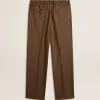 Pantaloni pentru bărbați în trei culori, cu model houndstooth Pantaloni pentru bărbați în trei culori, cu model houndstooth