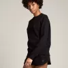 Pantaloni scurți negri pentru femei cu stele ton pe ton Pantaloni scurți negri pentru femei cu stele ton pe ton