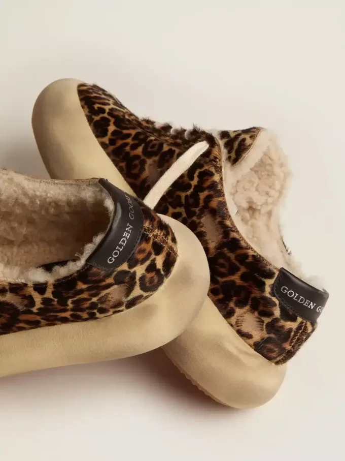 Pantofi Space-Star din piele de ponei cu imprimeu animalier și căptușeală din piele de oaie Pantofi Space-Star din piele de ponei cu imprimeu animalier și căptușeală din piele de oaie