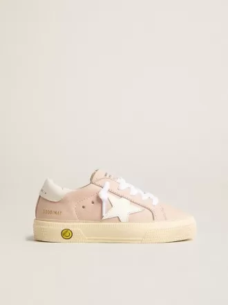 Pink May Teen cu stea din piele albă