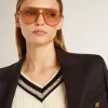 Pulover scurt pentru femei, cu model cablat, cu nervuri albastre și cristale