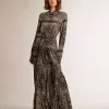 Rochie cămașă gri antracit cu imprimeu paisley Rochie cămașă gri antracit cu imprimeu paisley