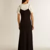 Rochie neagră pentru femei, cu broderie Rochie neagră pentru femei, cu broderie