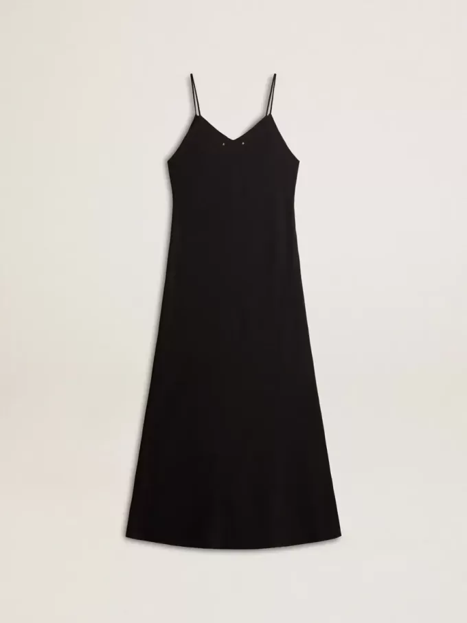 Rochie neagră pentru femei, cu broderie Rochie neagră pentru femei, cu broderie