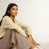 Saboturi Super-Star cu stea din piele albă și căptușeală din piele de oaie Saboturi Super-Star cu stea din piele albă și căptușeală din piele de oaie