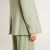 Sacou blazer pentru femei din lână verde salvie Sacou blazer pentru femei din lână verde salvie