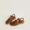 Sandale Maxime Junior din piele maro