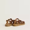 Sandale Maxime Young din piele maro